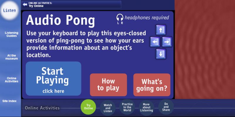 Audio Pong